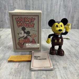 SCHYLLING RETRO TOY COLLECTION DISNEY MICKEY MOUSE #60060 TIN WIND UP TOY MINT